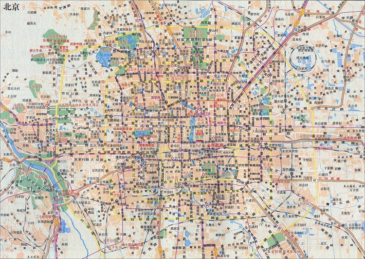 北京市区地图全图高清版