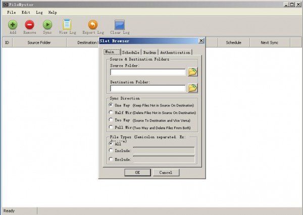 文件同步工具（FileMyster）