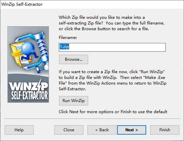 WinZip Self-Extractor(文件解压工具)